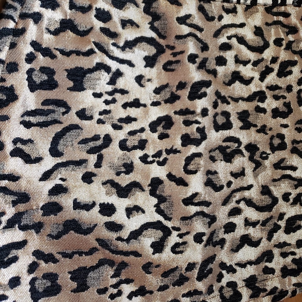 Top Shop Metallic Leopard Skirt | 8 - Picture 6 of 12